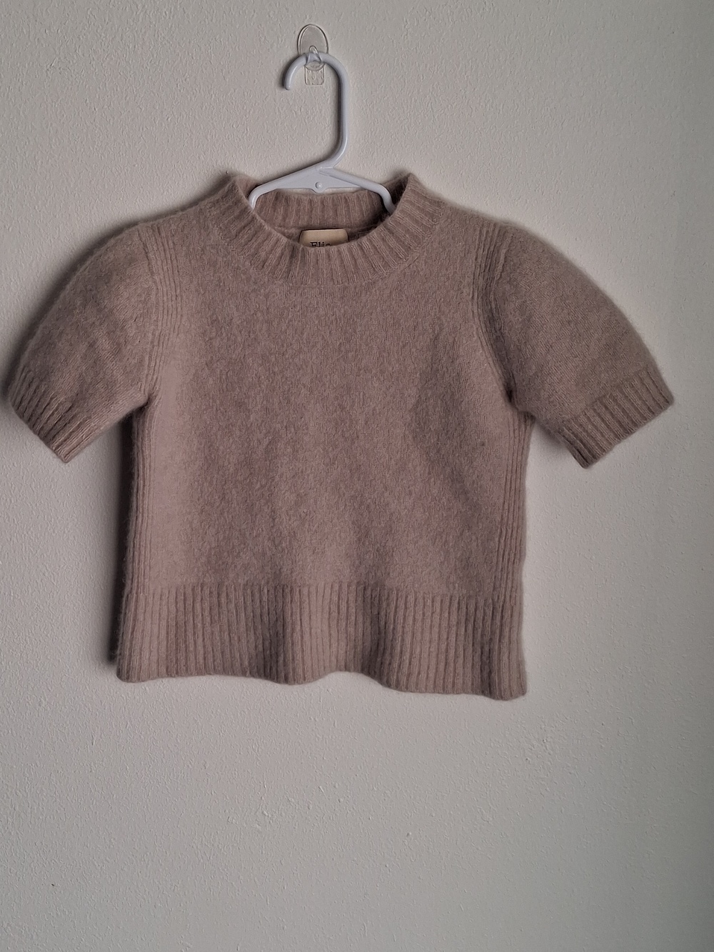 Elie Tahari Girls 100% Cashmere Top Beige Small